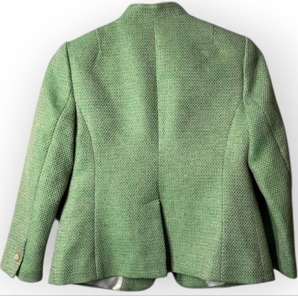 Banna Republic Preppy 6 Academia Holiday Tweed Suite Jacket Short Set - Picture 5 of 10